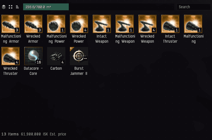 Example loot from some Silent Battleground cans